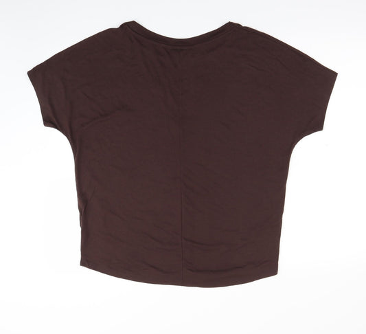 NEXT Womens Brown Basic T-Shirt Size 10