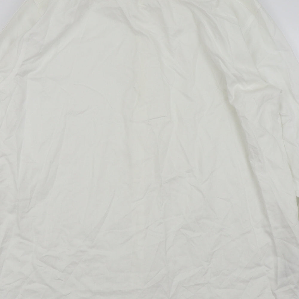 M&S Mens White Dress Shirt Size 43