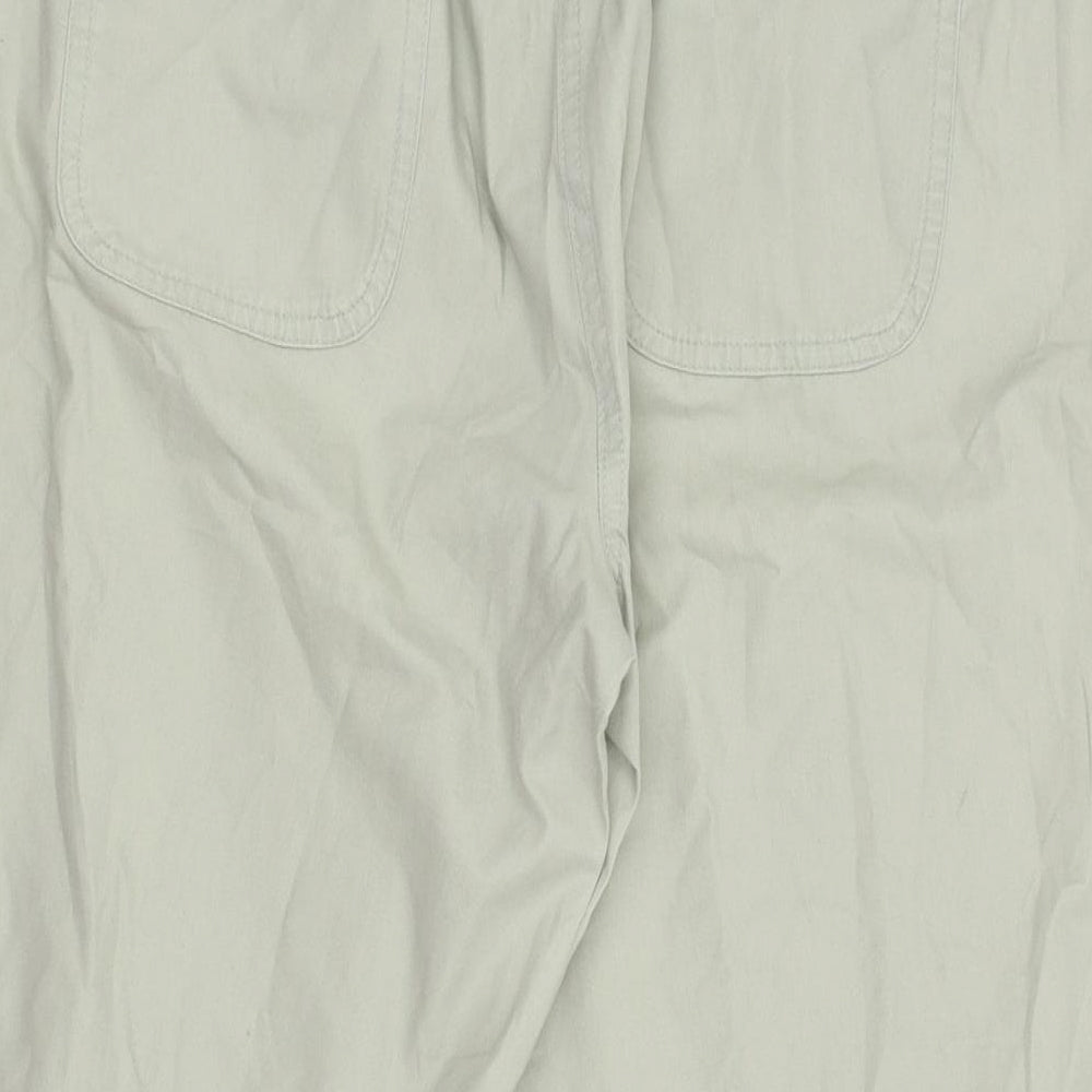 BM Womens White Capri Trousers Size 12 - 3/4 leg