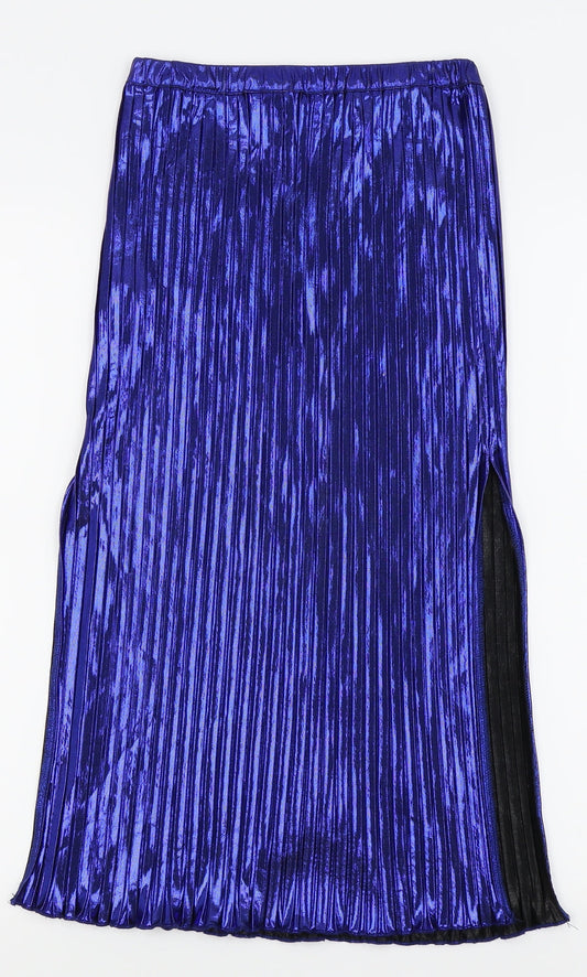 Motel Rocks Womens Blue Straight & Pencil Skirt Size S