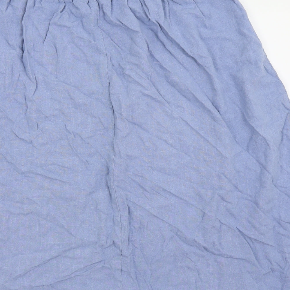 bonmarche Womens Blue Flare Skirt Size 14