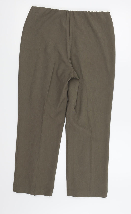 BM Womens Green Trousers Size 12 L24 in