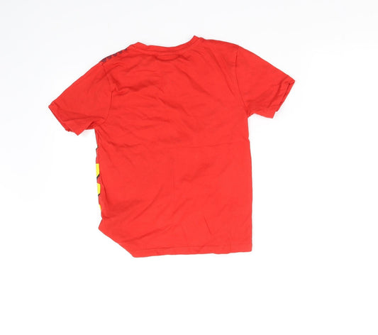 pre worn Girls Purple Basic T-Shirt Size 8-9 Years