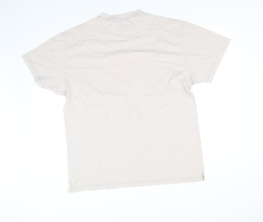 Rocha John Rocha Womens Beige Basic T-Shirt Size XL