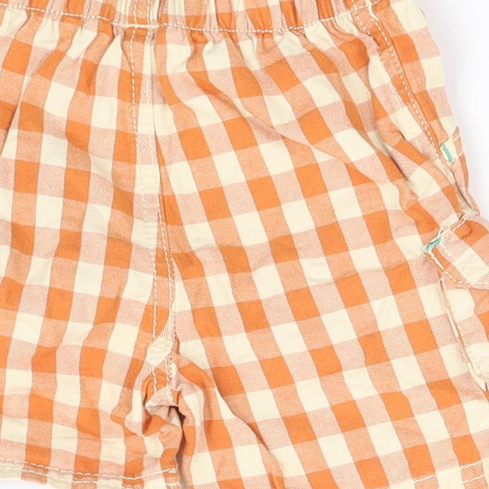Primark Orange Cropped Jeans Size 9-12 Months
