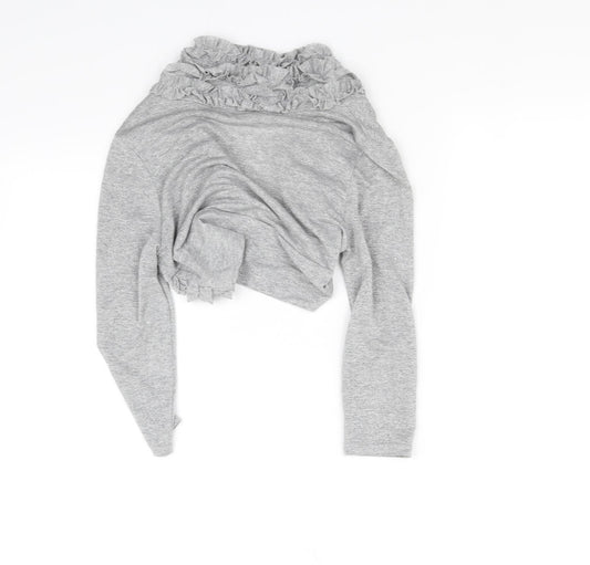 New Look Womens Grey Cardigan Jumper Size 10