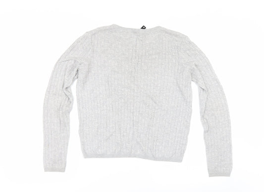 H&M Womens Grey Pullover Jumper Size M