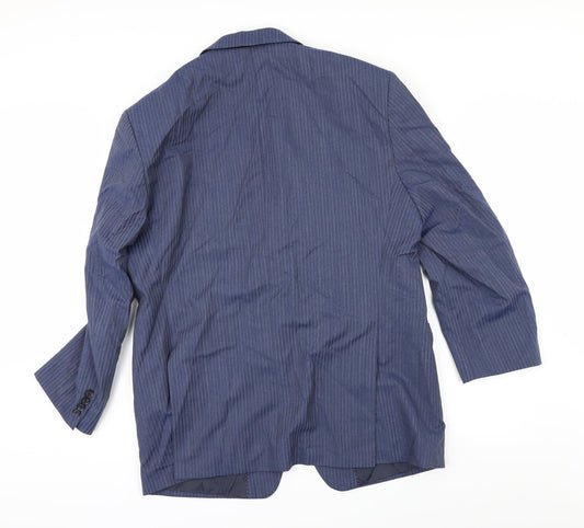 REDA Mens Blue Jacket Suit Jacket Size 42