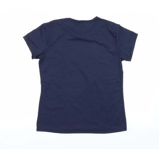 DOMYOS Womens Blue Basic T-Shirt