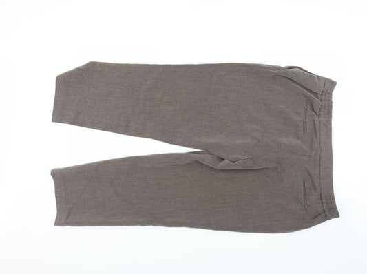 Signiture Womens Brown Trousers Size 18 L26 in