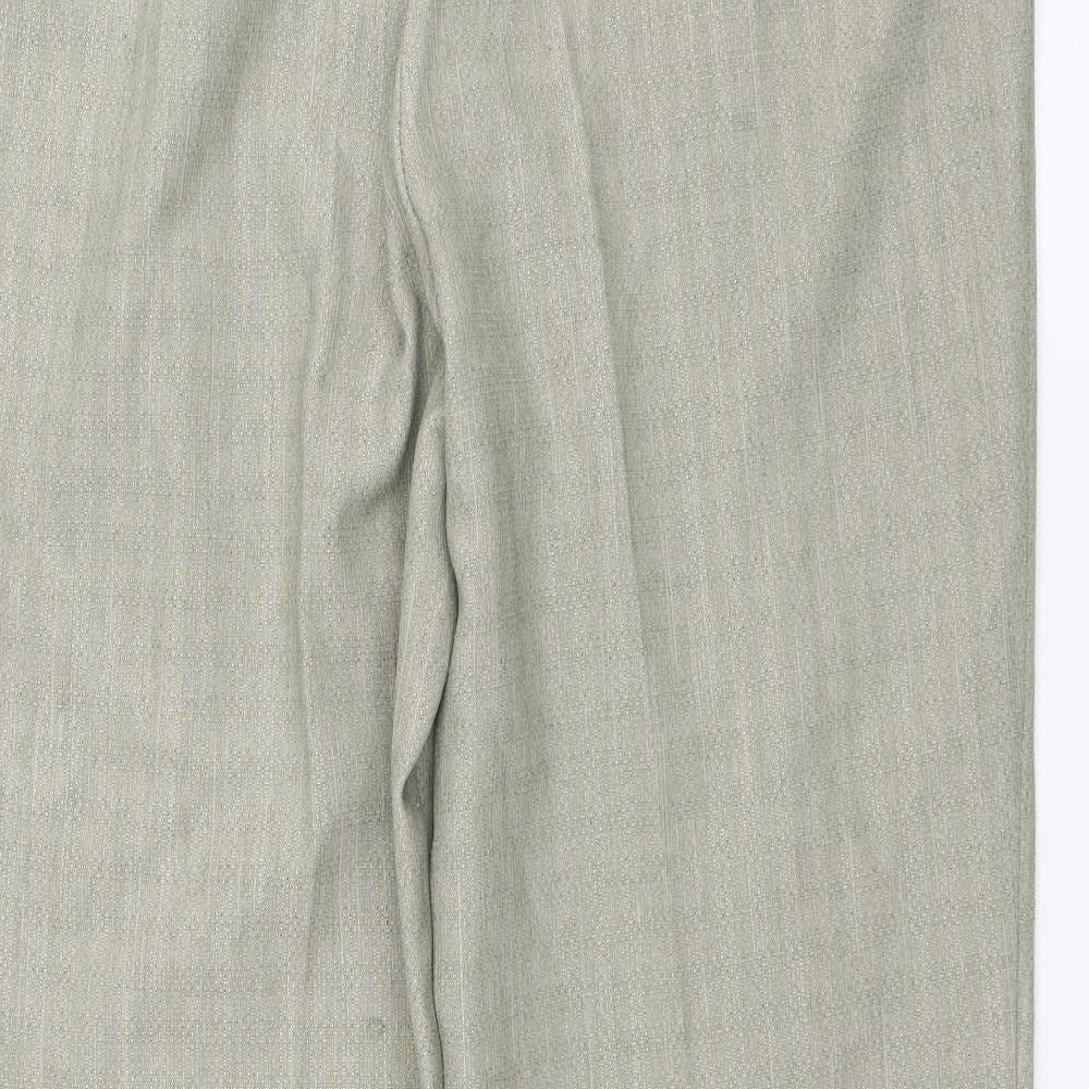 Marks and Spencer Womens Green Trousers Size 18 L26 in