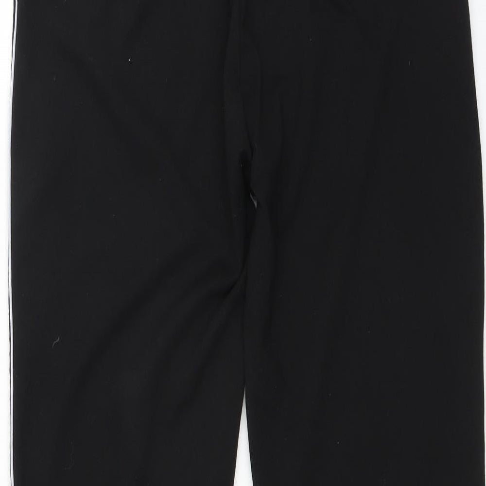 Brand and care label for Olympus women’s black cropped leggings, size UK 10, 20-inch leg