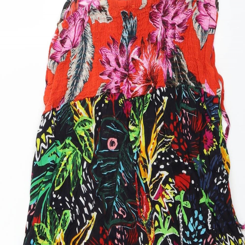 Anmol Womens Multicoloured Floral Fit & Flare Size 12