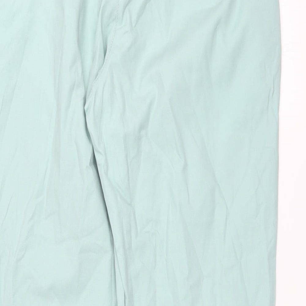 NEXT Womens Green Chino Trousers Size 12 L27 in