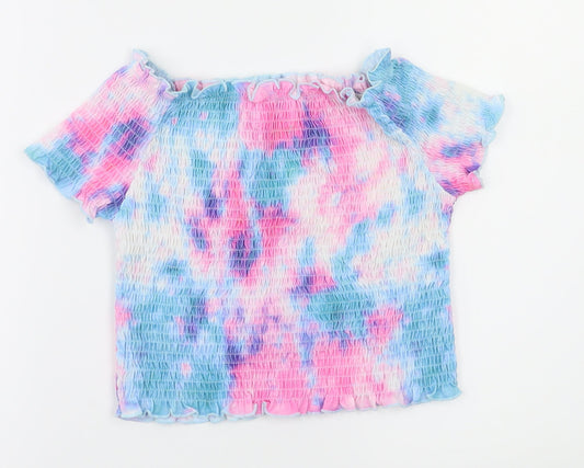 Candy Girls Multicoloured Cropped T-Shirt Size 14 Years
