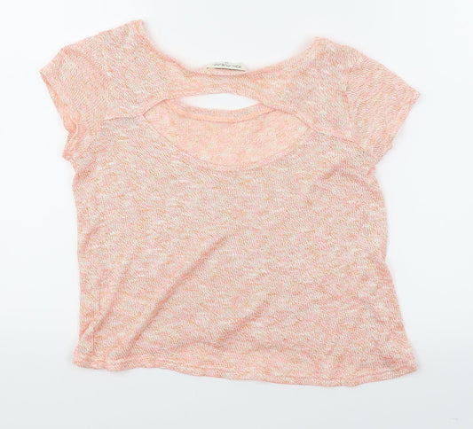 Miss Selfridge Womens Orange Basic Blouse Size 12