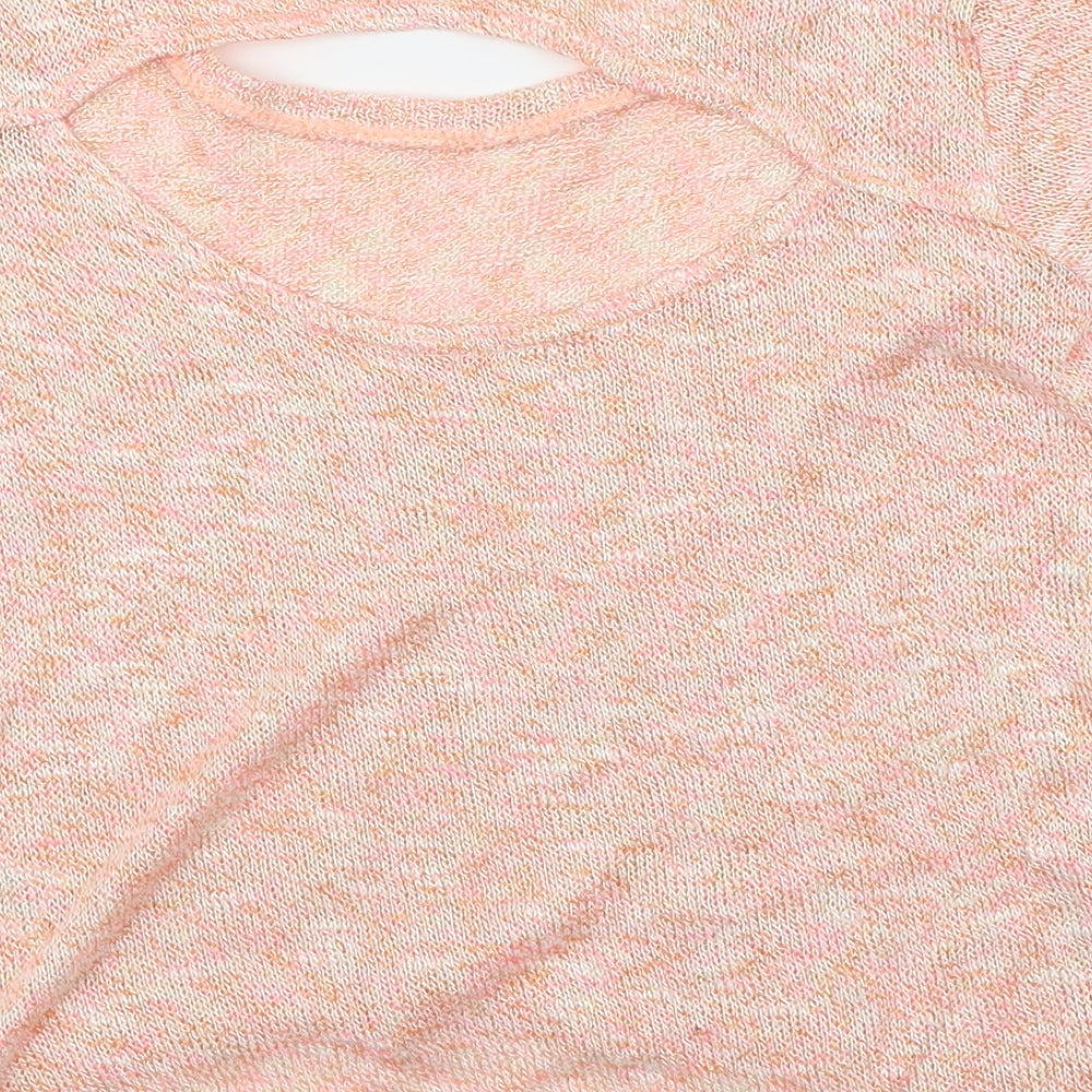 Miss Selfridge Womens Orange Basic Blouse Size 12