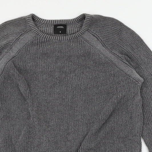 Burton Mens Grey Pullover Jumper Size M