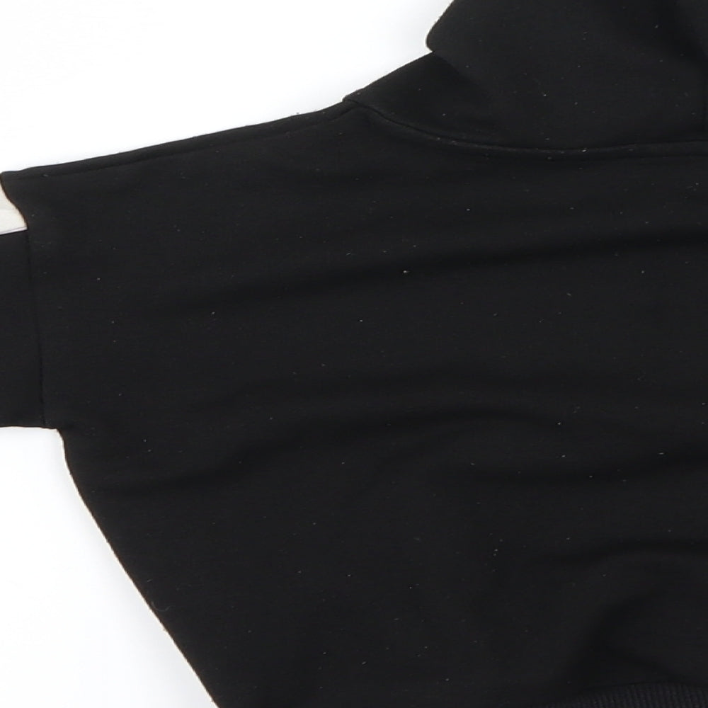 River Island Girls Black Pullover Hoodie