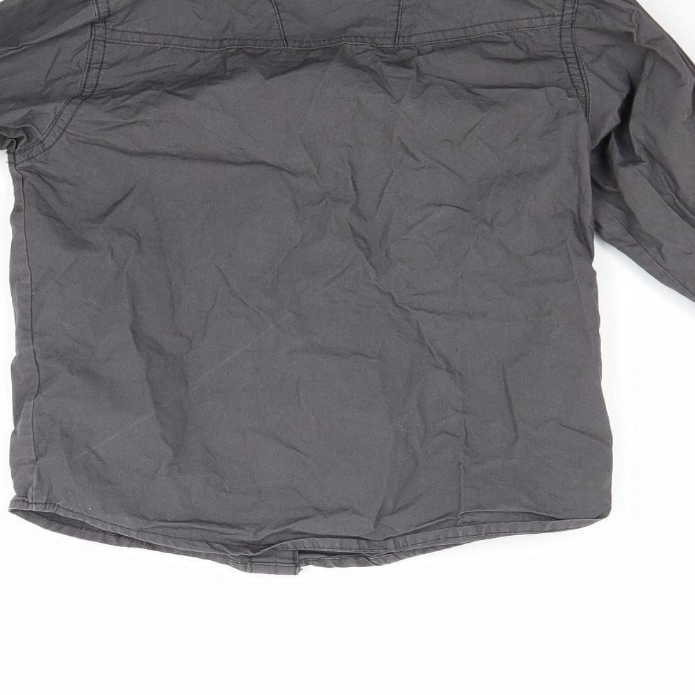 George Boys Brown Basic Coat Coat Size 5-6 Years