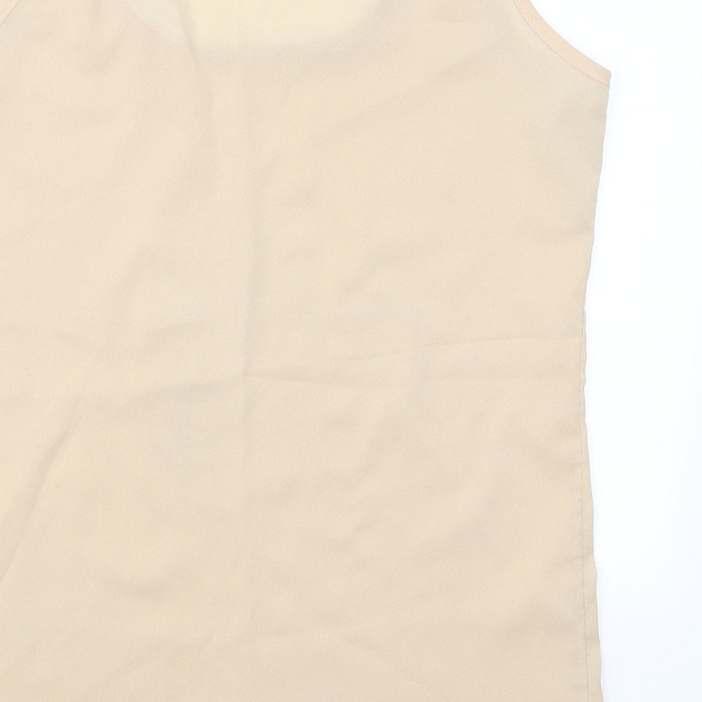 Liva Girl Womens Beige Basic Tank Size 2XL
