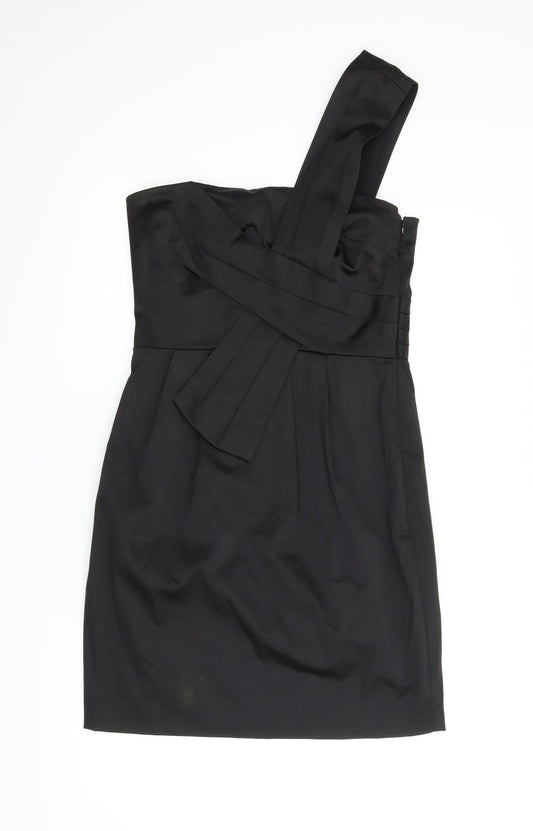 Coast Womens Black A-Line Size 10