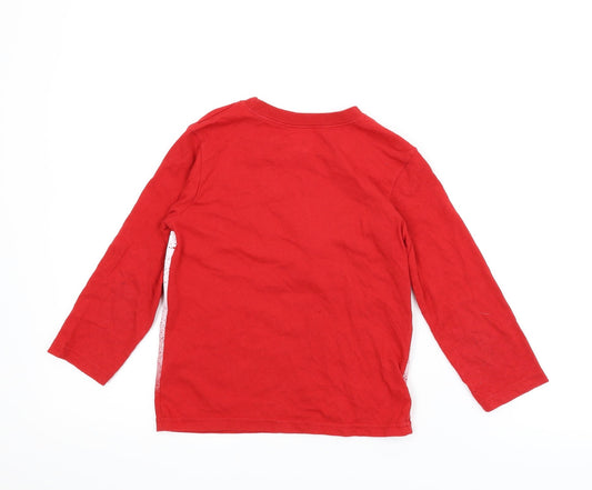 Garanimals Boys Red Basic T-Shirt Size 5 Years