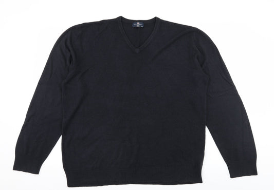Blue Harbour Mens Blue Knit Pullover Jumper Size 2XL