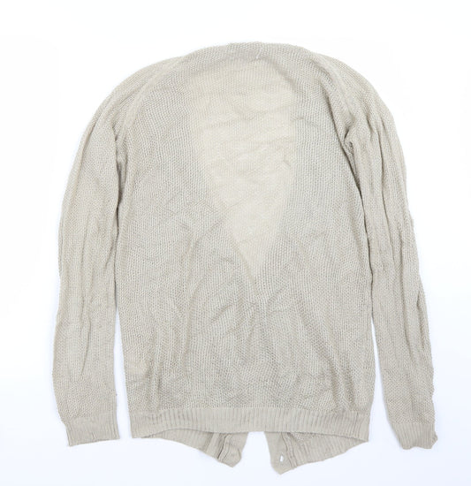 Bikbok Womens Beige Cardigan Jumper Size S