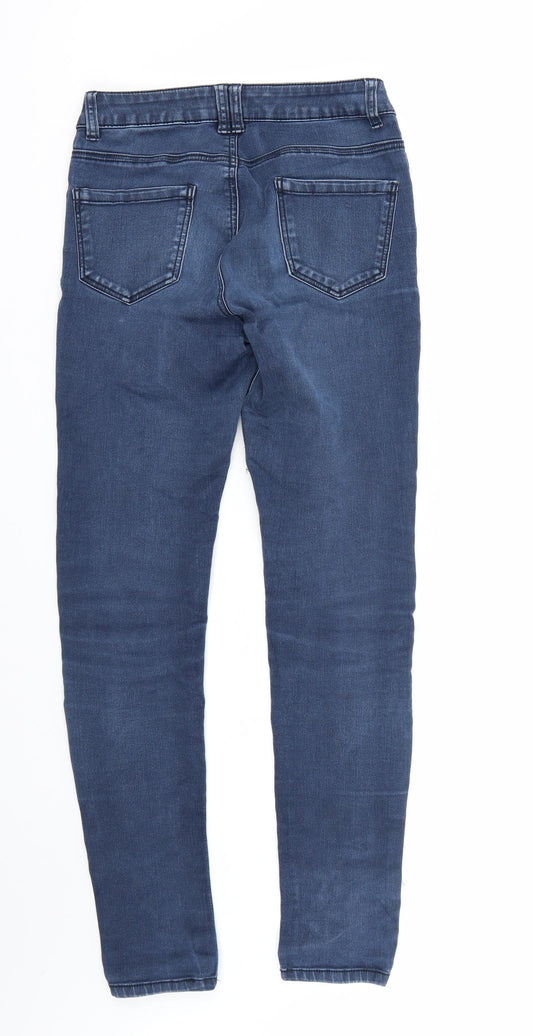 Preworn Womens Blue Skinny Jeans Size 10 L29 in