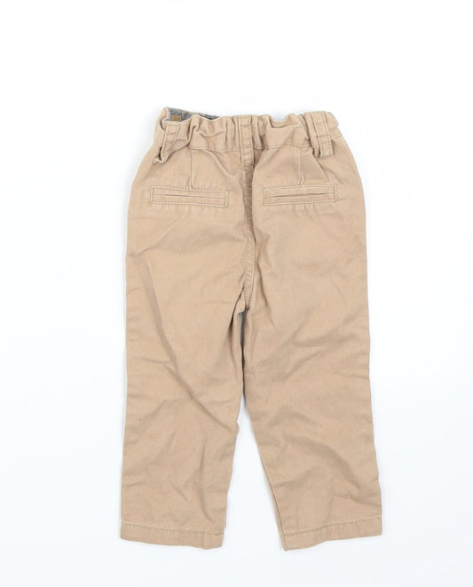 Denim & Co. Girls Brown Capri Jeans Size 9-12 Months
