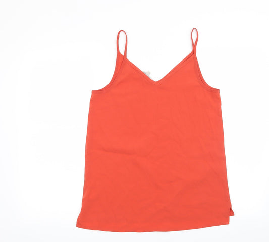 Peacocks Womens Orange Basic Blouse Size 8