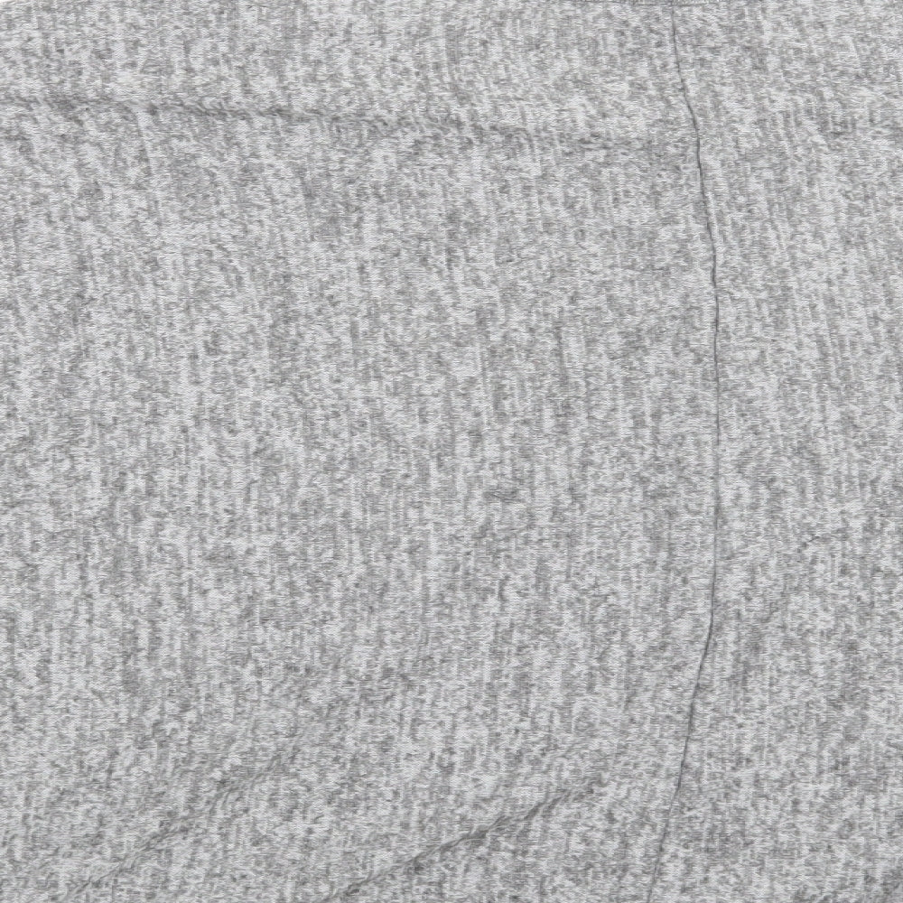 Brand and care label for Primark women’s grey pullover sweatshirt, size UK 14