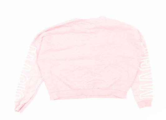 Primark Girls Pink Pullover Sweatshirt Size 10-11 Years