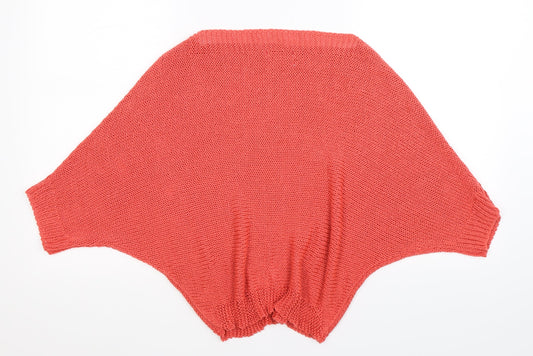 Preworn Womens Pink Knit Pullover Jumper Size 12