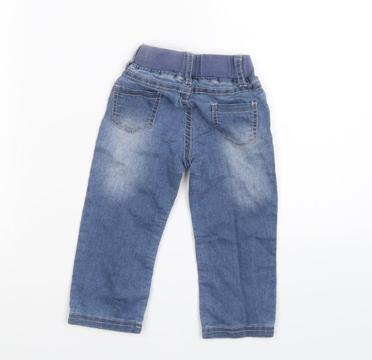 baby charlie Boys Blue Denim Jogger Jeans Size 6-9 Months