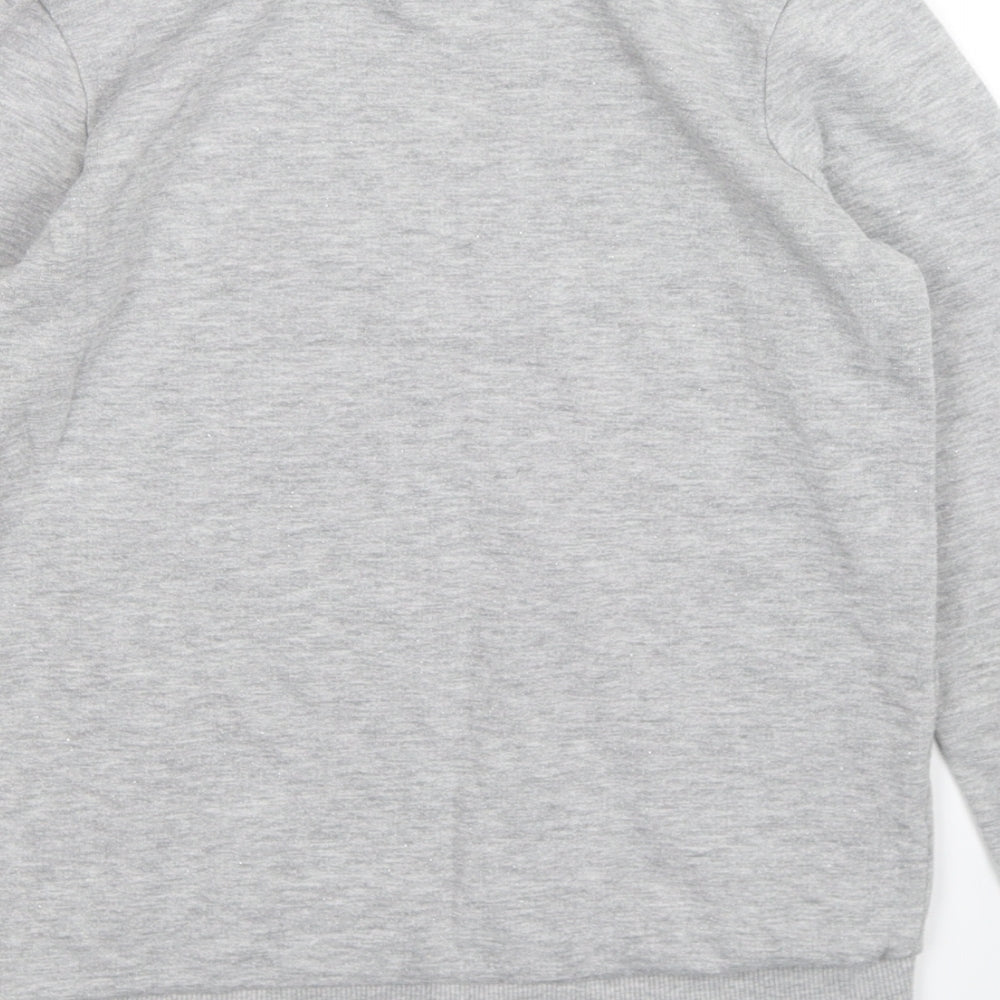 George Girls Grey Jersey Pullover Sweatshirt Size 10-11 Years - Todays outfit