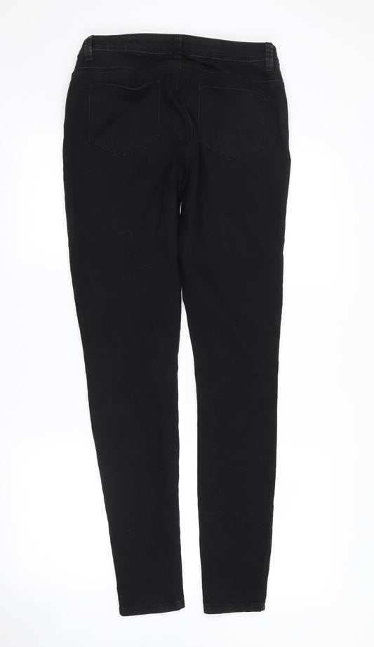denim co Womens Black Denim Straight Jeans Size 12