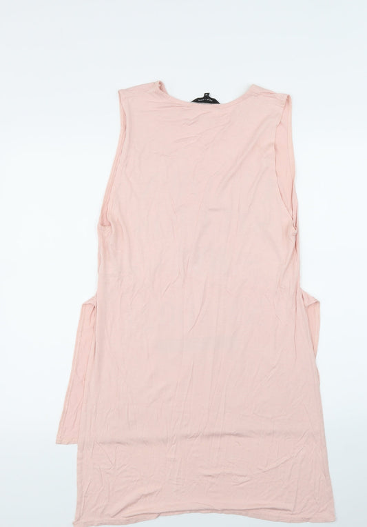 New Look Womens Pink Kimono T-Shirt Size 12