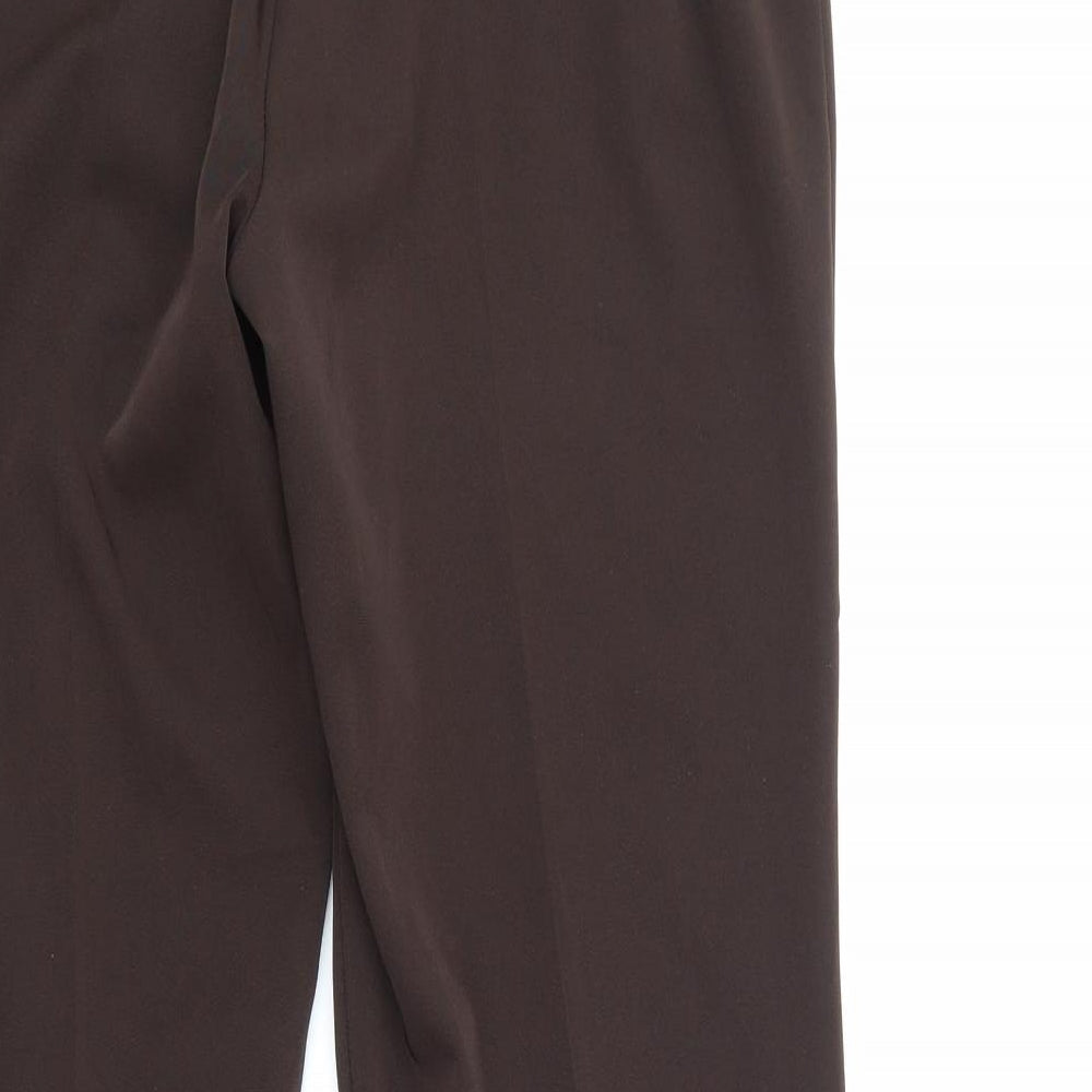 Berkertex Womens Brown Trousers Size 14 L27 in