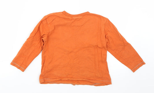 Cherokee Boys Orange Basic T-Shirt Size 3-4 Years