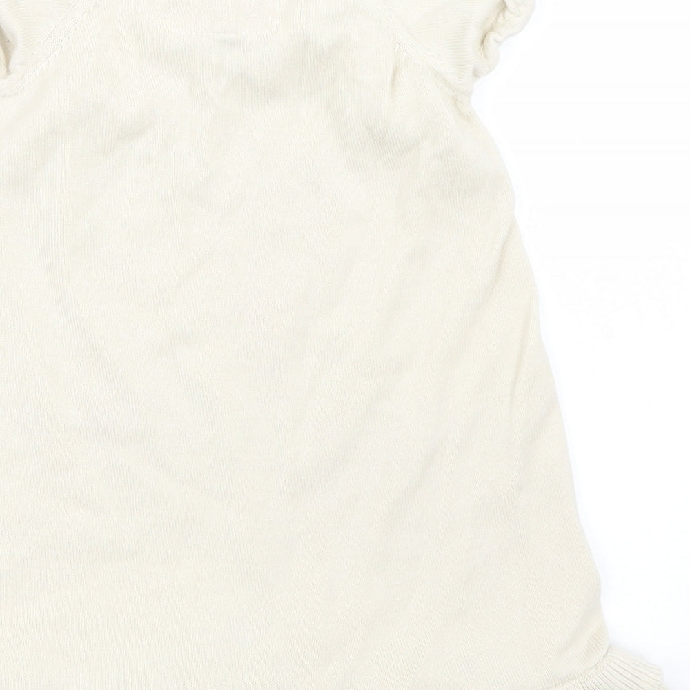 Debenhams Girls Beige Jumper Dress Size 18-24 Months
