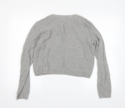 savida Womens Grey Pullover Jumper Size L