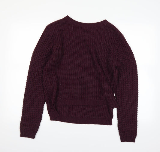 Select Womens Purple Pullover Jumper Size 14