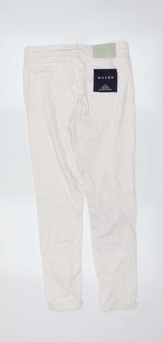 Waven Womens Pink Straight Jeans Size S L26 in