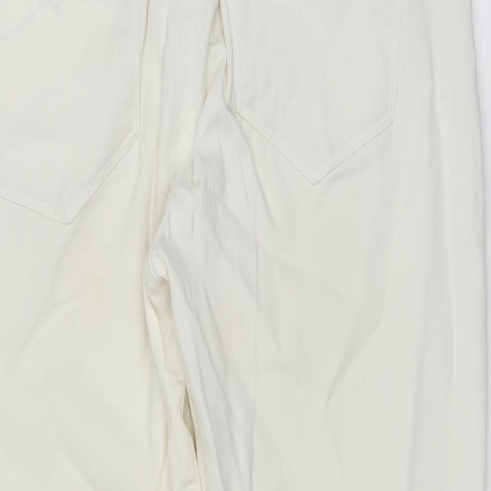 Monsoon Womens White Straight Jeans Size 12 L23 in