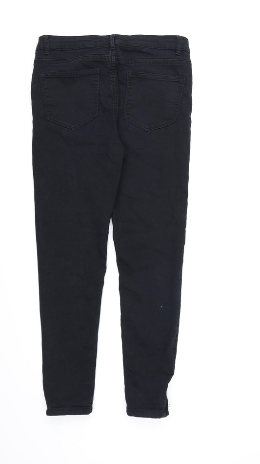Denim CO. Womens Black Denim Skinny Jeans Size 12 L24 in