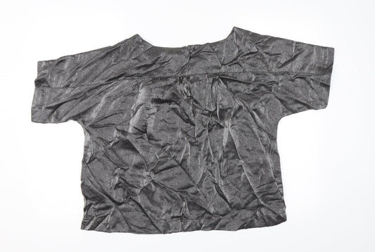 VERO MODA Womens Silver Basic Blouse Size M