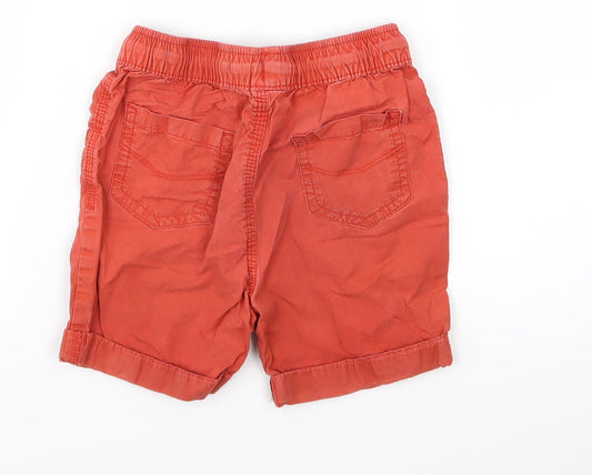 George Boys Red Cargo Shorts Size 2-3 Years