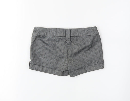 newlook Girls Grey Pinstripe Sailor Shorts Size 9 Years